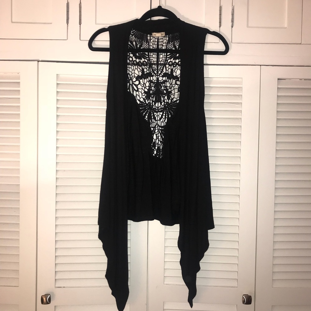 Detailed Black Vest